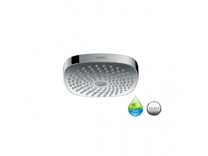 Hansgrohe CROMA Select E 180 2jet EcoSmart biela chróm 26609400 Kupelnashop.sk