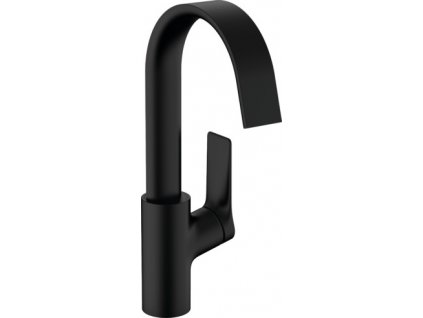 Hansgrohe Vivenis Páková umývadlová batéria 210 s otočným výtokom bez odtokovej súpravy, čierna matná 75032670 www.kupelnashop.sk