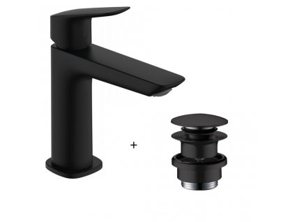 Hansgrohe Logis umývadlová batéria 110 Fine Push Open pileta čierna 71252670 www.kupelnashop.sk.png