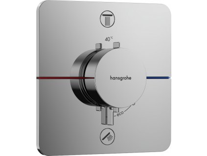 Hansgrohe ShowerSelect Comfort Q Termostat pod omietku pre 2 spotrebiče, chróm 15583000 www.kupelnashop.sk