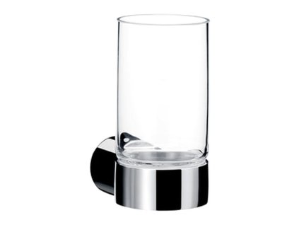 Emco Fino Nástenný držiak s pohárom, chróm 842000100 www.kupelnashop.sk
