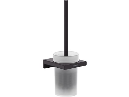 Hansgrohe AddStoris Držiak na WC kefu nástenný, matná čierna 41752670 www.kupelnashop.sk
