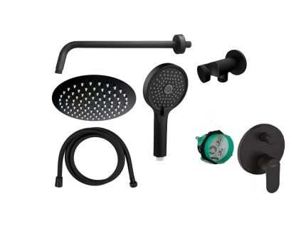 Čierny pod omietkový set do sprchového kúta kupelnashop.sk