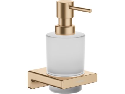 Hansgrohe dávkovač mydla vo farbe kartačovaný bronz kupelnashop.sk