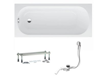 Laufen Lua PACK akrylátová vaňa 170 x 70 cm + nohy + sifón PACKH2310800000001 www.kupelnashop.sk