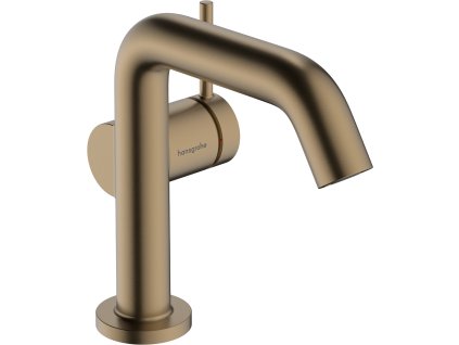 Hansgrohe Tecturis S Páková umývadlová batéria 110 Fine CoolStart EcoSmart+ s odtokovou súpravou, kartáčovaný bronz 73320140 www.kupelnashop.sk