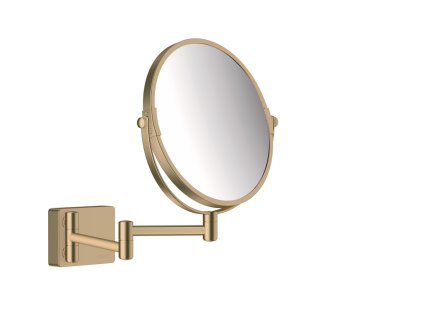 Hansgrohe AddStoris Kozmetické zrkadlo Ø188 mm, kartáčovaný bronz 41791140 www.kupelnashop.sk