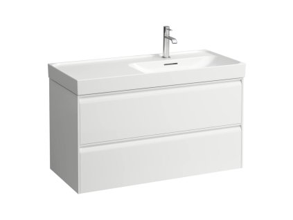 Laufen Meda skrinka pod umývadlo 100x46cm ľavé biela matná H4217420112601 www.kupelnashop.sk