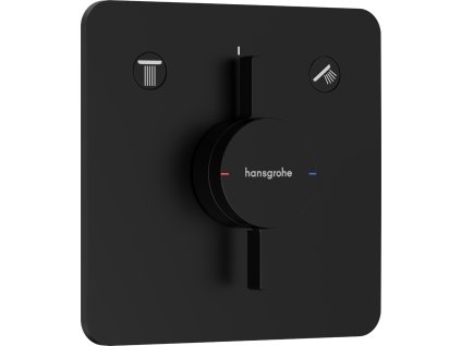 Hansgrohe DuoTurn Q Batéria pod omietku pre 2 spotrebiče, čierna matná 75414670 www.kupelnashop.sk