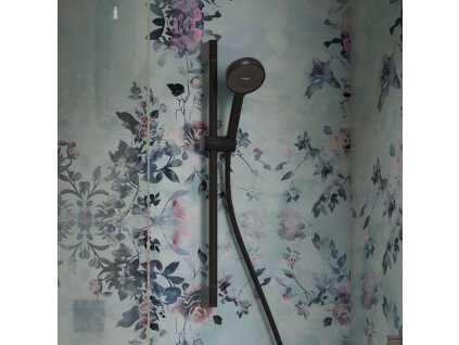 Hansgrohe Activera Select S sprchová súprava 95 2jet s tyčou 650 mm, EcoSmart, čierna matná 28044670 www.kupelnashop.sk