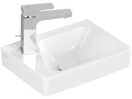 Villeroy & Boch Architectura Umývadielko 360x260mm s prepadom, pravé, alpská biela 43853601 www.kupelnashop.sk