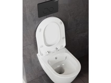 Creavit Terra závesne wc s bidetovou tryskou, Rimless hygienicky oplach kupelnashop.ssk