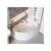 Ravak Rosa 1 rohová vaňa 140x105 cm CI01000000 kupelnashop.sk 1