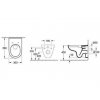 Villeroy&Boch O.Novo závesne wc+Direct Flush oplach+spomalovacie wc sedátko 5660HR01 tech.ň kupelnashop.sk