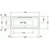 Duravit DuraStyle - 700295 - akrylátová vaňa, pravá 170 x 70 cm kupelnashop.sk