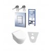 Grohe - set - nádržka + tlačidlo + Villeroy & Boch Omnia WC a spomaľovacie sedadlo