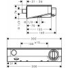 Hansgrohe Tablet Select - sprchová batéria nástenná - termostat 13171400 kupelnashop.sk