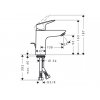 Hansgrohe Logis ComfortZone 100 umyvadlová batéria s odtokovou garnitúrou 71100000 tech kupelnashop.sk