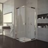 Sanswiss Ronal Valea - rohový sprchový kút 90 x 90 cm, číre sklo