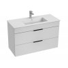 Jika Cube biela skrinka + keramické umývadlo 100 cm H4536521763001