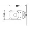 Duravit wc kombi set D Code stojaté wc zadný odpad nádržka spomalovacie wc sedátko tech. kupelnashop.sk 1