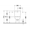 Duravit wc kombi set D Code stojaté wc zadný odpad nádržka spomalovacie wc sedátko tech. kupelnashop.sk 3