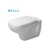 Duravit D-Code závesné WC  spomaľovacie WC sedadlo kupelnashop.sk