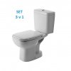Duravit D Code stojate wc+nádržka+wc sedátko 3v1 kupelnashop.sk