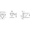 Laufen Pro - set - závesné WC + Rimless + spomaľovacie WC sedadlo