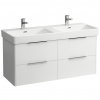 Laufen Base skrinka lesklá biela pod dvojumývadlo Laufen Pro S 120 x 46 cm 4024941102611 www.kupelnashop.sk