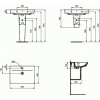 Ideal Standard Connect Air - umývadlo 65 x 46 cm