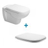 Duravit D-Code závesná WC misa 54,5x35,5 cm Rimless 45700900A1 kupelnashop.sk