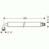 Hansgrohe - ohybná pripájacia hadica 80 cm 58192000 kupelnashop.sk