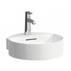 Laufen umývadlo na stenu 40x42,5 cm s otvorom pre batériu a prepadom zo série Val SaphirKeramik H8112810001041 kupelnashop.sk