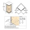 Huppe MyFlex sprchový kút 90x90cm tech kupelnashop.sk