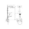 Hansgrohe RAINDANCE E 300 1jet Showerpipe 350 ST EcoSmart 27362000 tech kupelnashop
