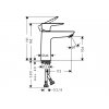 Hansgrohe Talis E 110 umývadlová batéria + Push Open zátka 71710000 tech kupelnashop.sk