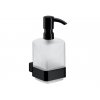 Emco Loft nástenný dávkovač tekutého mydla, čierny 052113301 kupelnashop.sk