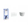 Akciový set Laufen CW1 nádržka + Laufen tlačidlo biele + Laufen Pro Rimless misa + spomaľovacie slim sedátko Kupelnashop.sk