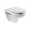 Roca Victoria závesné wc, hlboké splachovanie, Rimless A346393000 Spomaľovacie sedátko A801B6200B kupelnashop.sk