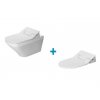 DURAVIT Dura Style SET 2v1 WC misa Rimless + sedátko SensoWash Slim 631001002004300 Kupelnashop