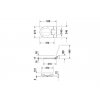 DURAVIT Me by Starck SET 2v1 WC misa Rimless + sedátko SensoWash Slim 631000002004300 Kupelnashop tech. 1