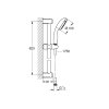 GROHE Tempesta New sprchový set 100 s tyčou chróm 27924001 Kupelnashop tech.