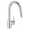 GROHE Concetto Drezová stojanková batéria s výsuvnou duálnou sprchou 31483002 kupelnashop.sk