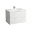 Laufen Pro S PACK umývadlo slim so skrinkou 80x50cm biela matná H8619634631041 kupelnashop.sk