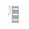 Zehnder Virando 1226 x 600 mm kúpeľňový radiátor biely AB 120 060 Kupelnashop.sk tech.