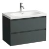 Laufen Lua umývadlo 80x46cm 810087000104 kupelnashop.sk TRAFFIC GREY