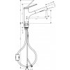 Hansgrohe Zesis M33 kuchynská drezová batéria s vyťahovacou sprškou 2 jet technicky nákres kupelnashop.sk