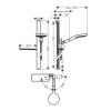 Hansgrohe Raindance Select S sprchový set,tyč, spška 27649000 nákres kupelnashop.sk
