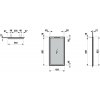 Laufen Frame 25 Zrkadlo 45 x 82,5cm v ráme lesklý hliník technický H4474019001441 www.kupelnashop.sk